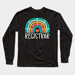 Registrar Rainbow Long Sleeve T-Shirt